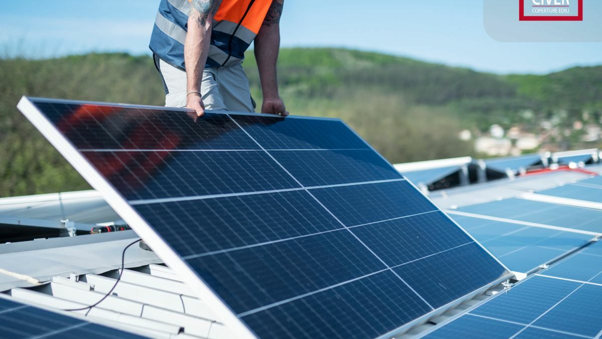 Installazione impianto fotovoltaico, rifacimento tetto